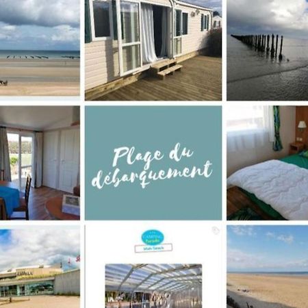Mobile-Home 100M Plage Utah Mme Surget Sainte-Marie-du-Mont  Εξωτερικό φωτογραφία