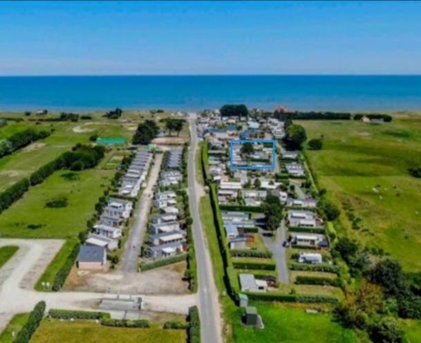 Mobile-Home 100M Plage Utah Mme Surget Sainte-Marie-du-Mont  Εξωτερικό φωτογραφία